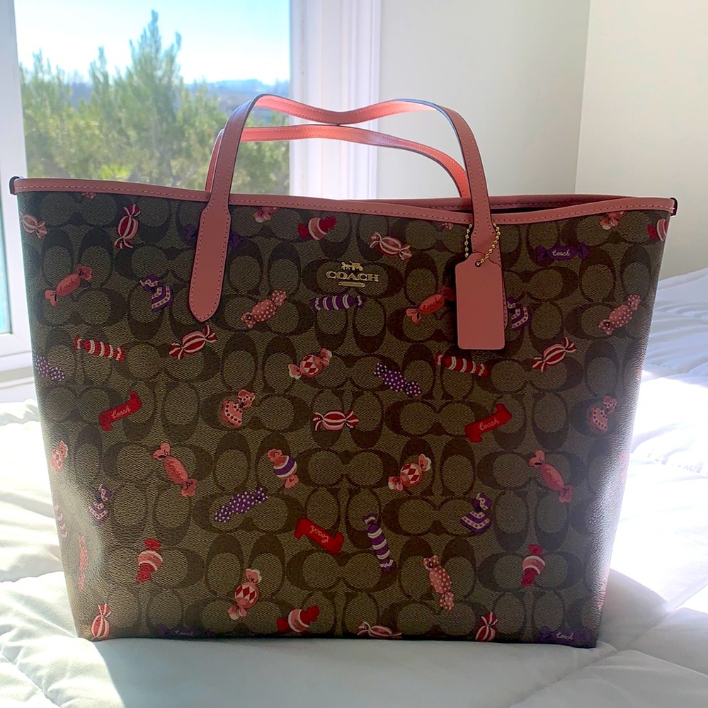 Brand new coach tote purse REVERSIBLE NWT